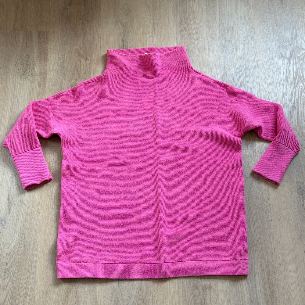 Free People Pink Ottoman Sweater Size Small